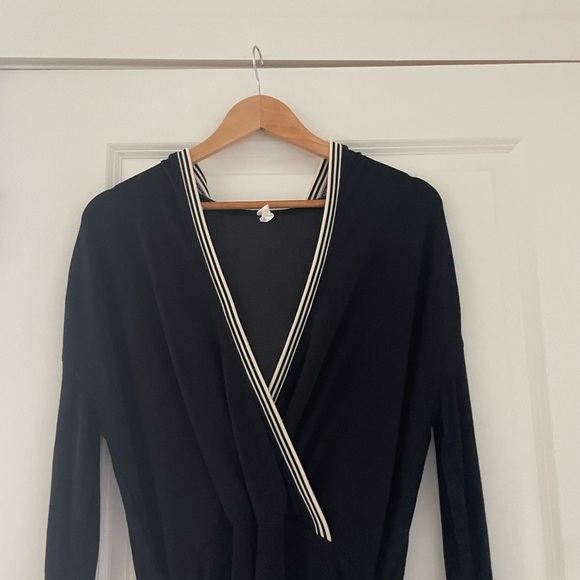 Anthropologie Daily Practice Ruched Knit Hooded Mini Dress Long Sleeves - Picture 10 of 10